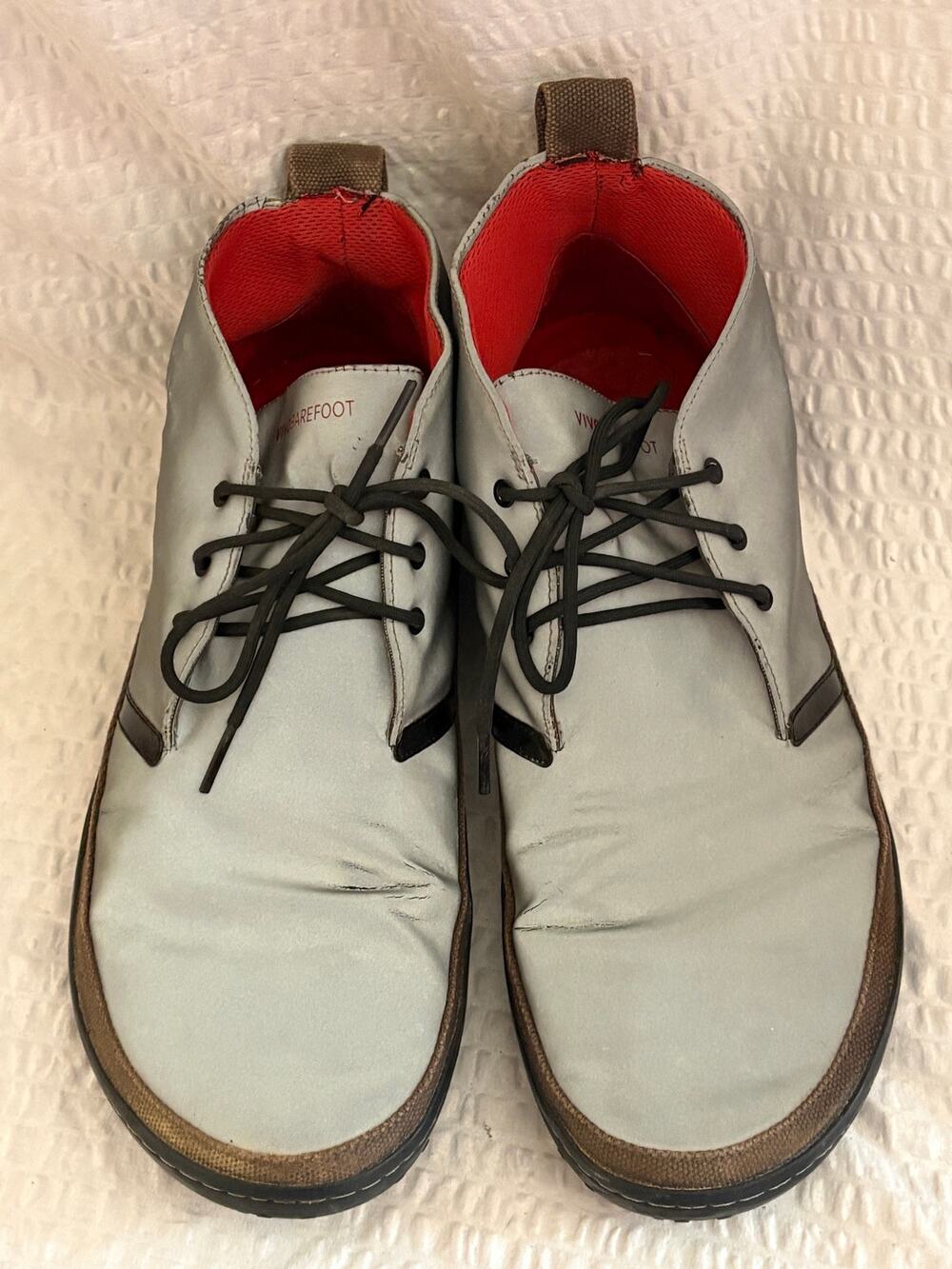RARE Vivobarefoot Gobi II Metallic Silver Barefoot  Men’s Shoes EU46 US 12-12.5